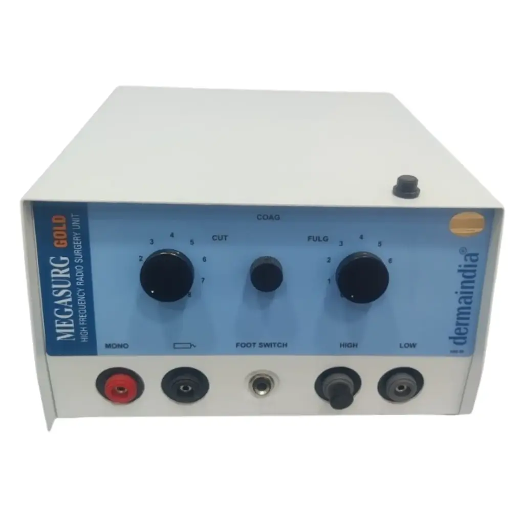 DermaIndia Megasurg Gold High Frequency Radio Cautery Unit With Fulguration & Cutting