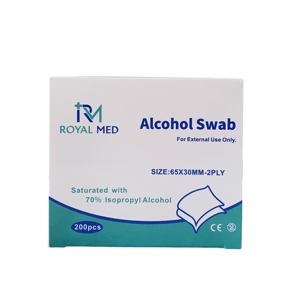 [IV2400021] Royalmed 70% Isoprophy Alcohol Swab 200s/Pkt 