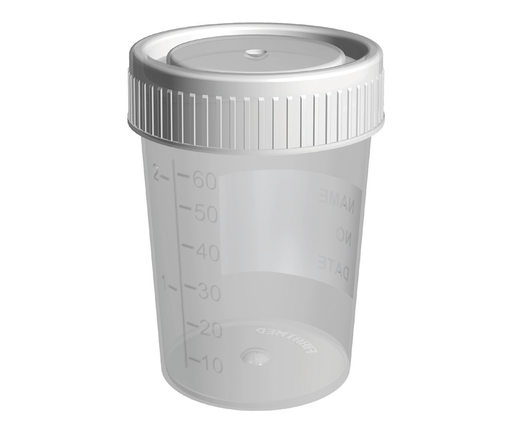 Urine Container Sterile 60ml - 500/ctn