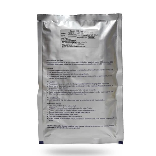 ECG Electrodes Adult 51x51mm 50s/Pkt