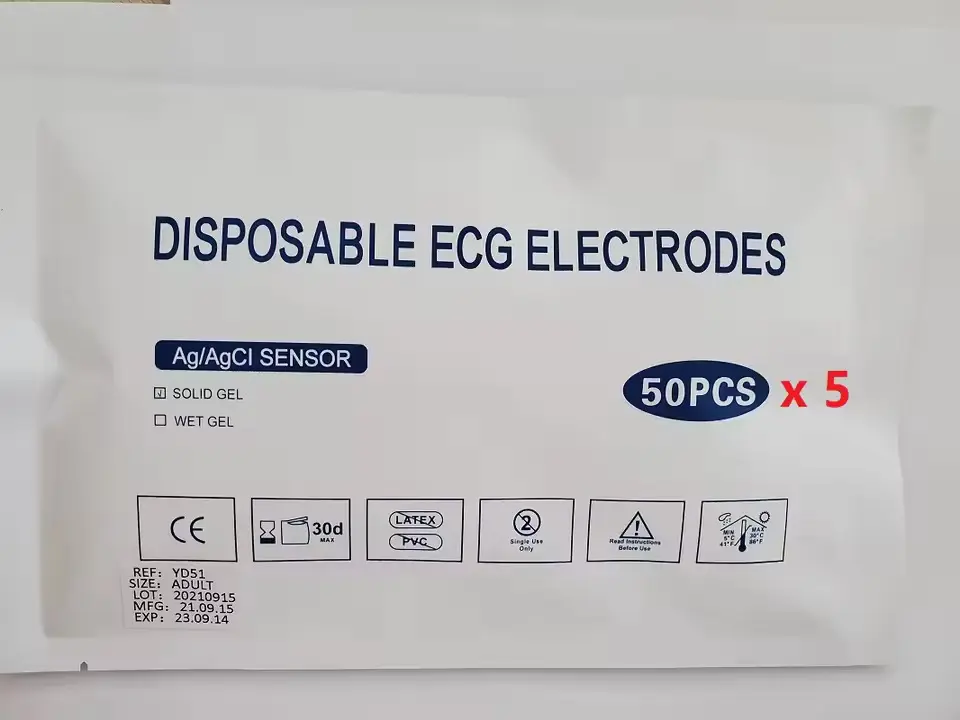ECG Electrodes Pediatric 25x25mm 50s/Pkt