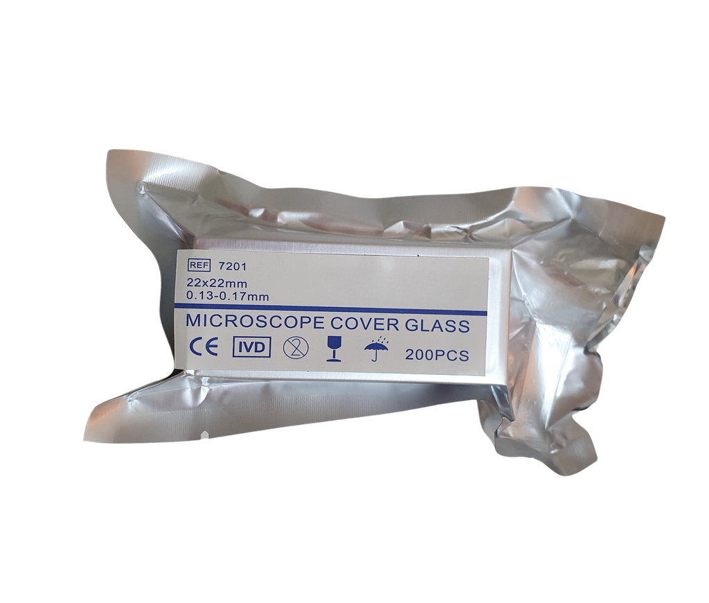Coverslips 22x22mm 200s/Pkt