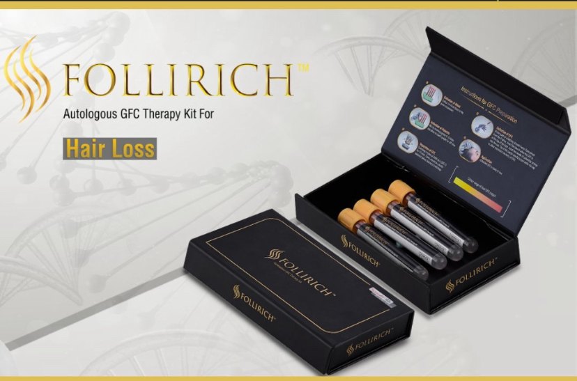 Follirich Autologous GFC PRP 4s/Kit Hair Loss Therapy