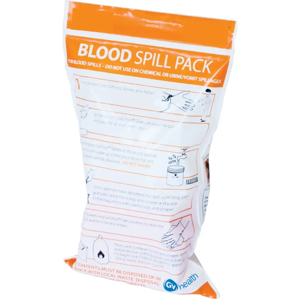 MJZ003 Blood & Biohazard Spill Kit Refill Pack
