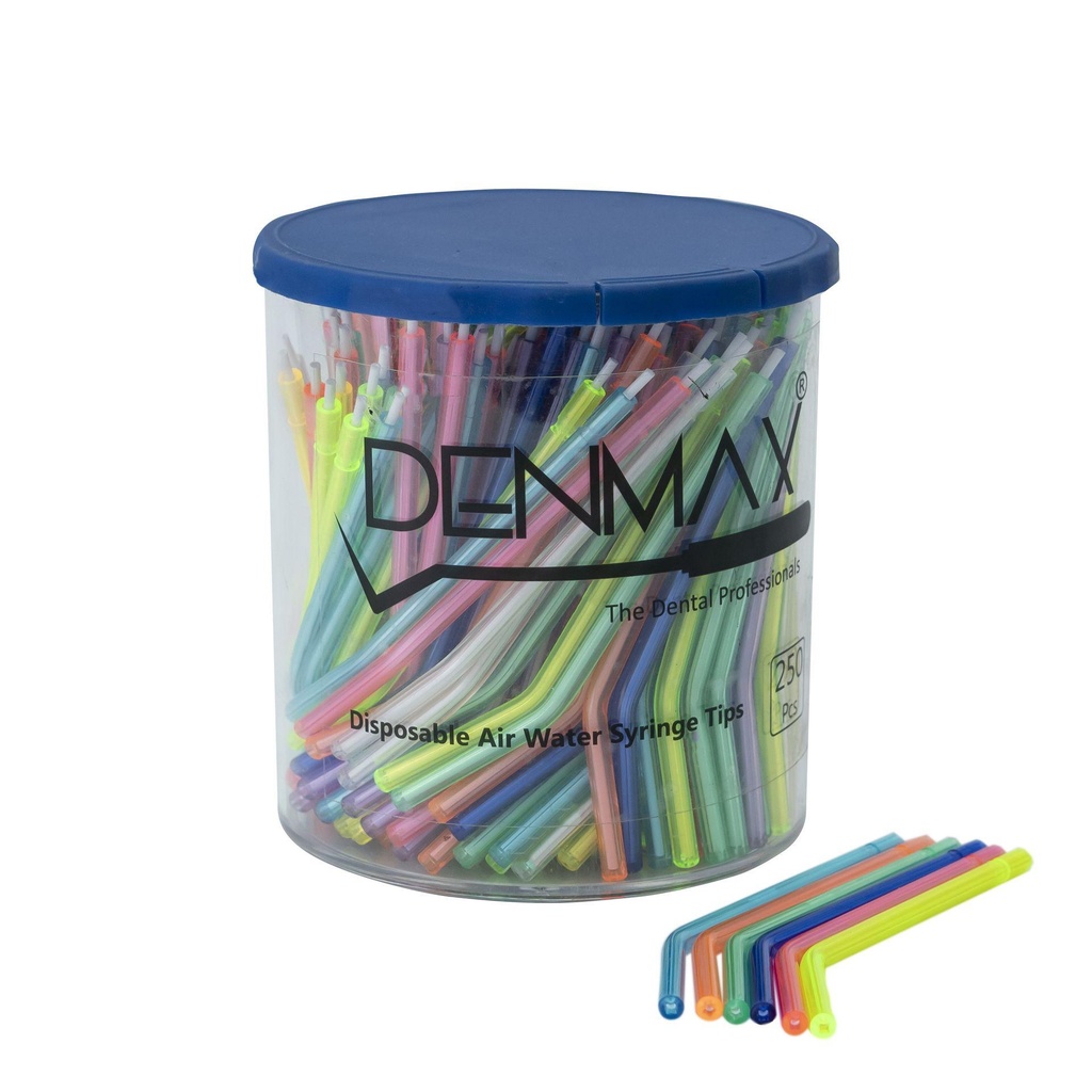 Denmax Air Water Syringe Tips Disposable 250's Pack