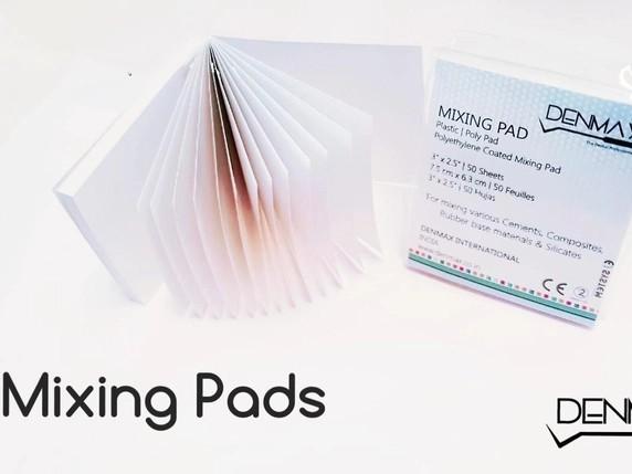 Denmax Disposable Mixing Pad Non-Stick Surface 50's Sheet Pack
