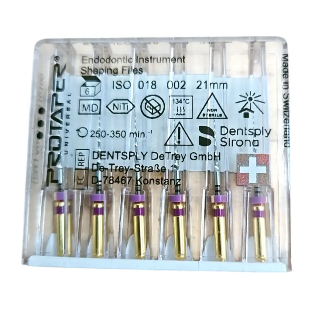 Dentsply Silver Rotary Protaper Shaping File 21mm