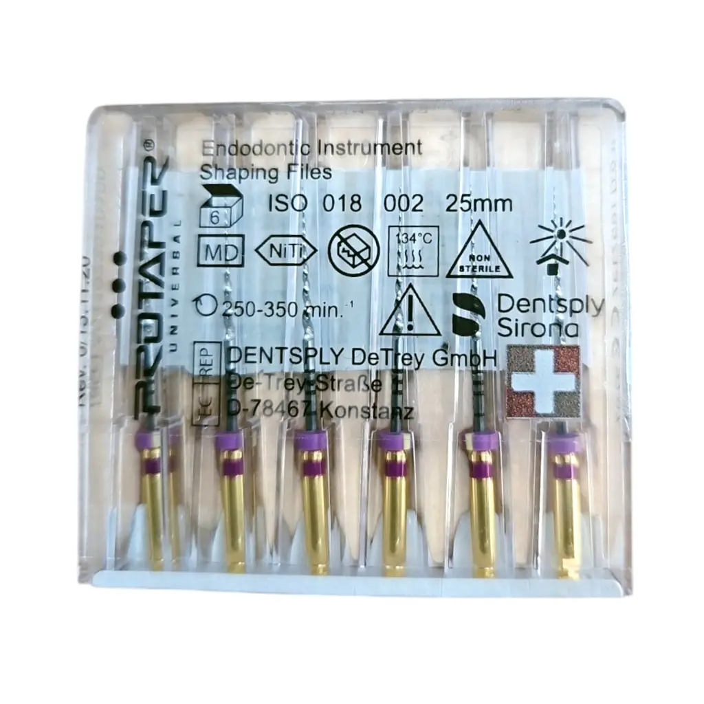 Dentsply Silver Rotary Protaper Shaping File 25mm