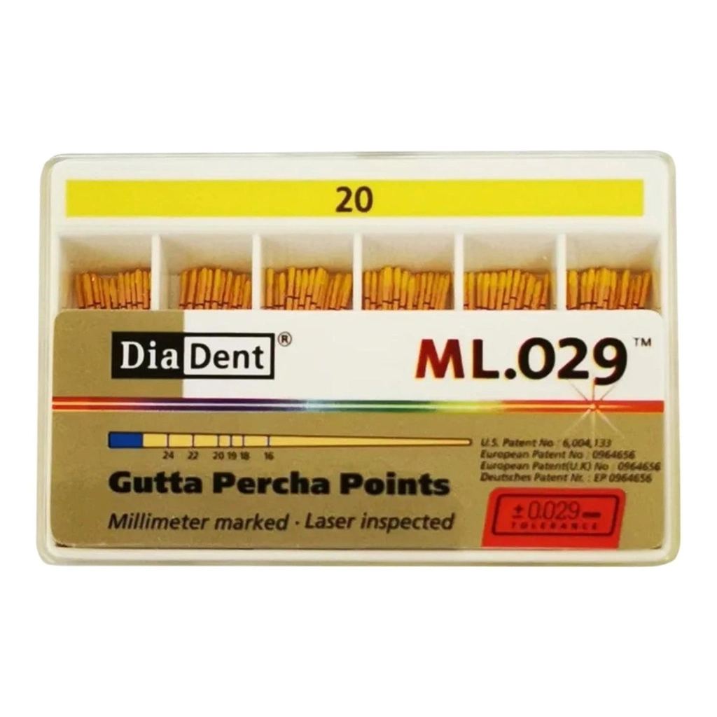 Diadent Gutta Percha Points ML.029 120's Pack