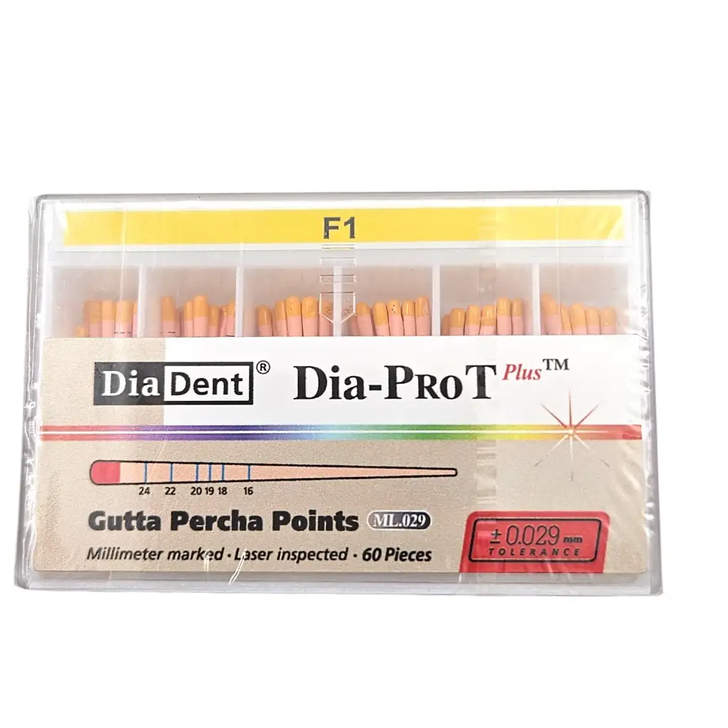 [IV2502660] Diadent Gutta Percha Points Dia-ProT 60's Pack (F1)