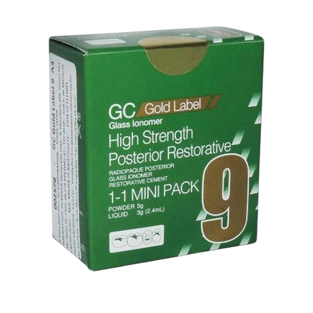GC Fuji 9 Gold Label Glass Ionomer Restorative Material MINI Pack