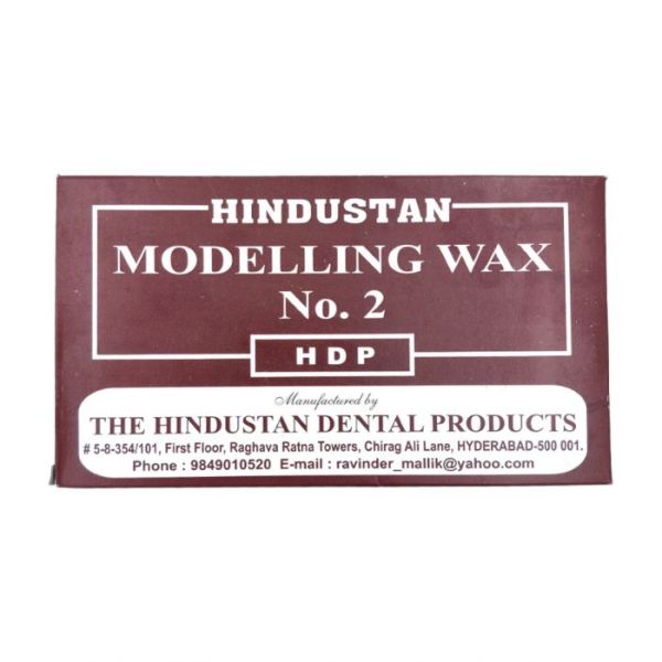 Hindustan Dental Modelling Wax No 2 - 12's Pack