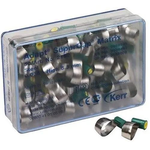 Kerr Adapt Supercap Matrix 2182 Tensioning System 0.038 Thick x 6.3mm Height Refill 50's