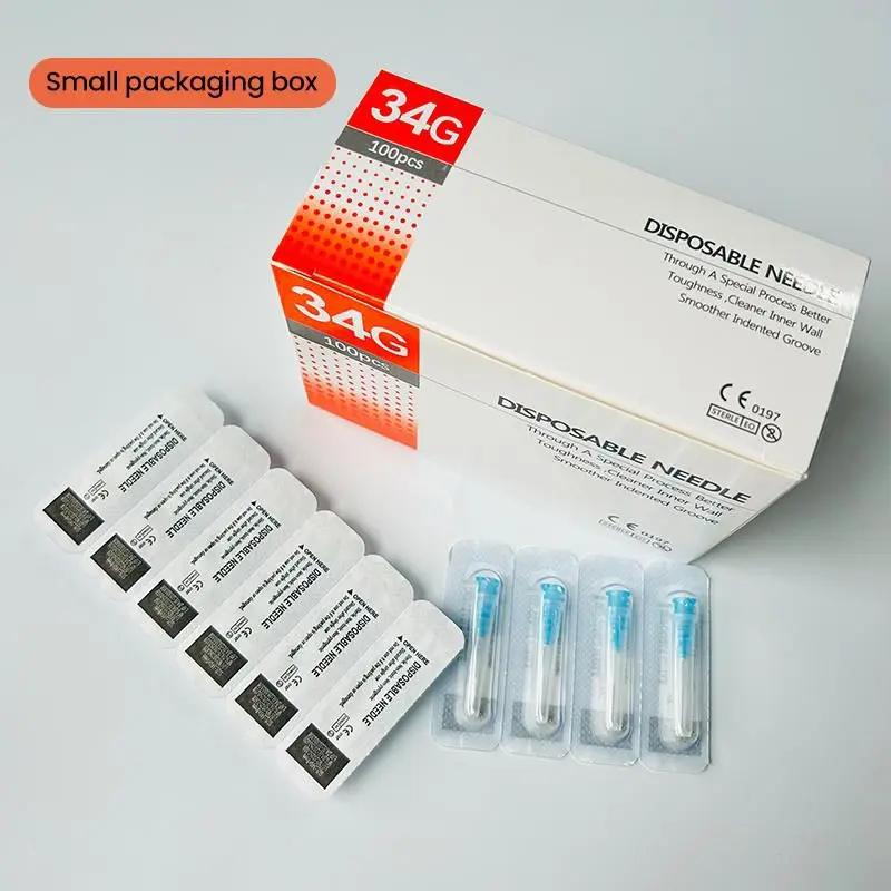 Disposable Meso Needle 34G 4mm 100s/Pck