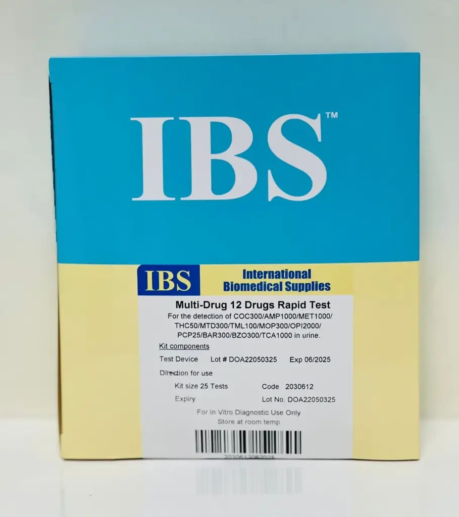 [IV2504956] IBS Multi-Drug Rapid Test 12 Para 25s/Kits 