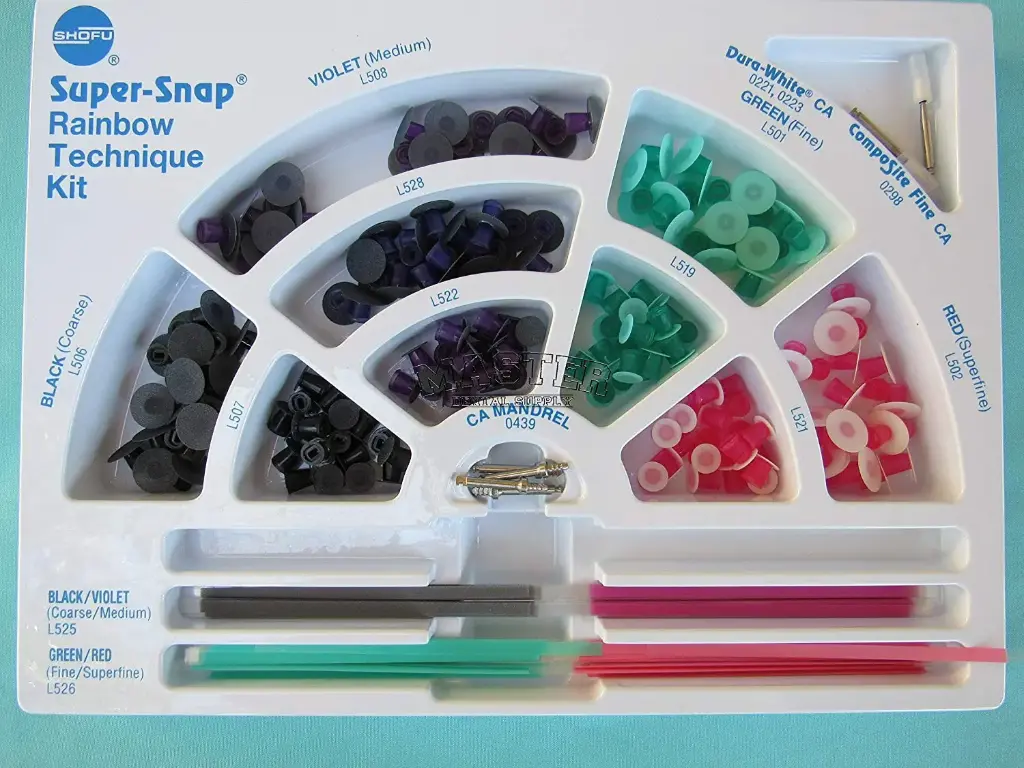 [IV2504968] Shofu Super-Snap Rainbow Technique Polishing Kit