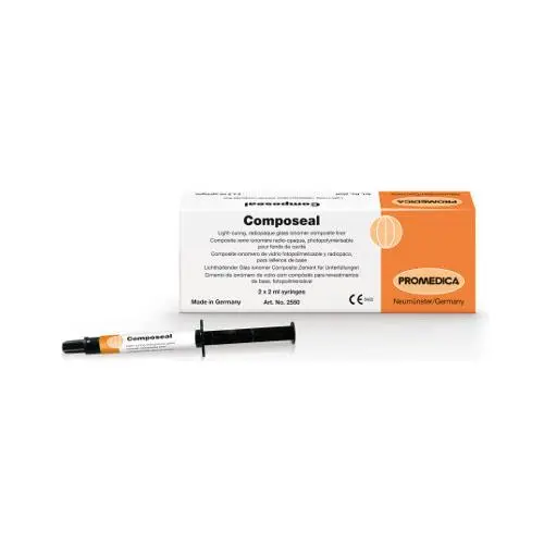 Promedica Composeal Light Curing Ionomer Composite Liner 2 x 2ml Syringe
