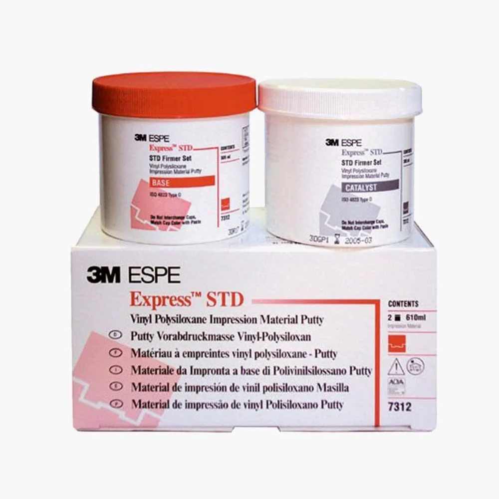 [IV2504974] 7312 3M Espe Express STD Refill Vinyl Polysiloxane Impression Material Putty Base + Catalyst 2 x 305ml