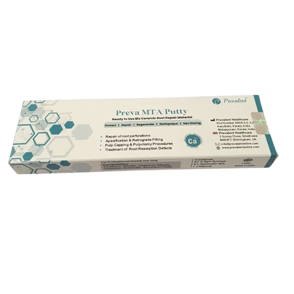 Prevalent Preva MTA Putty Bioceramic Root Repair Material 2 x 0.5gm Syringe