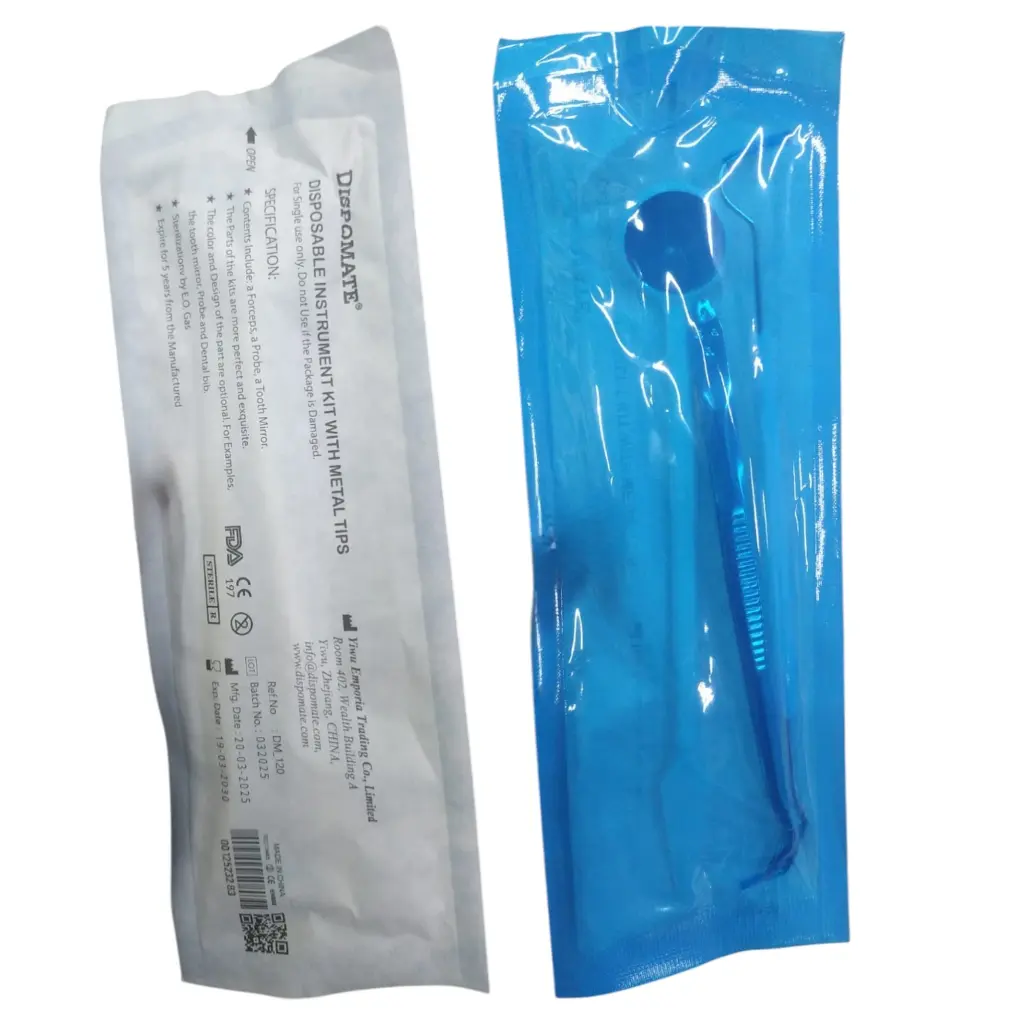 [IV2505055] Dispomate Disposable Dental Instrument Kit with Metal Tips
