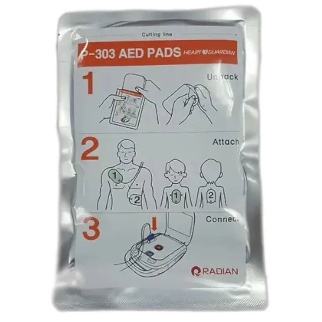 [IV2505076] HR-501 Radian Heart Guardian AED Machine Pad