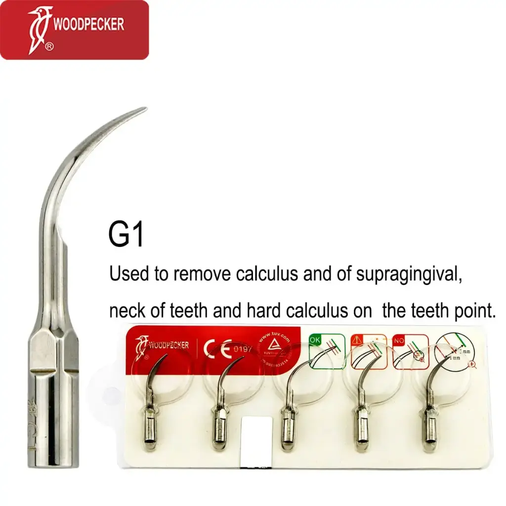 Woodpecker Ultrasonic Scaler Tips 5s/Pkt