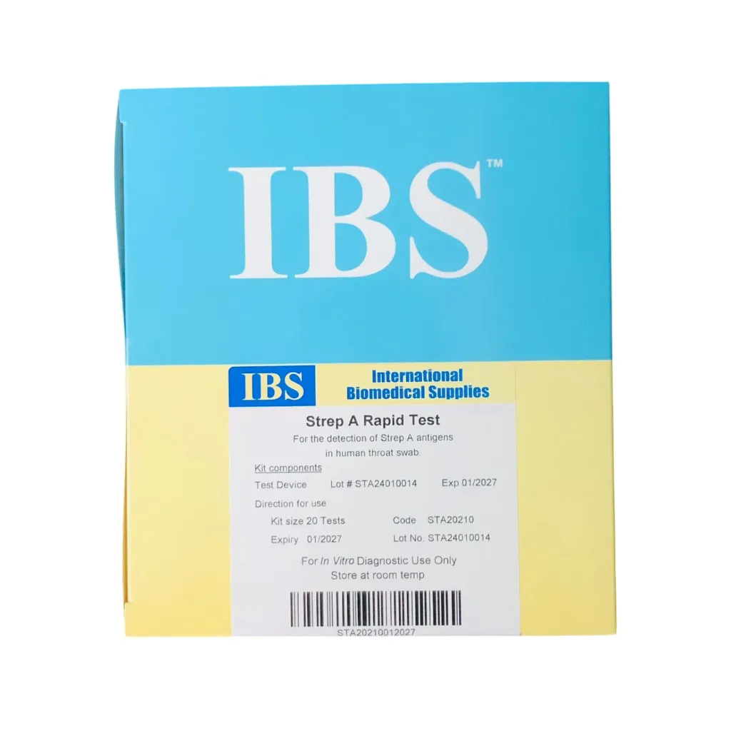 IBS Strep A Antigen Rapid Test Cassette 20T/Kit