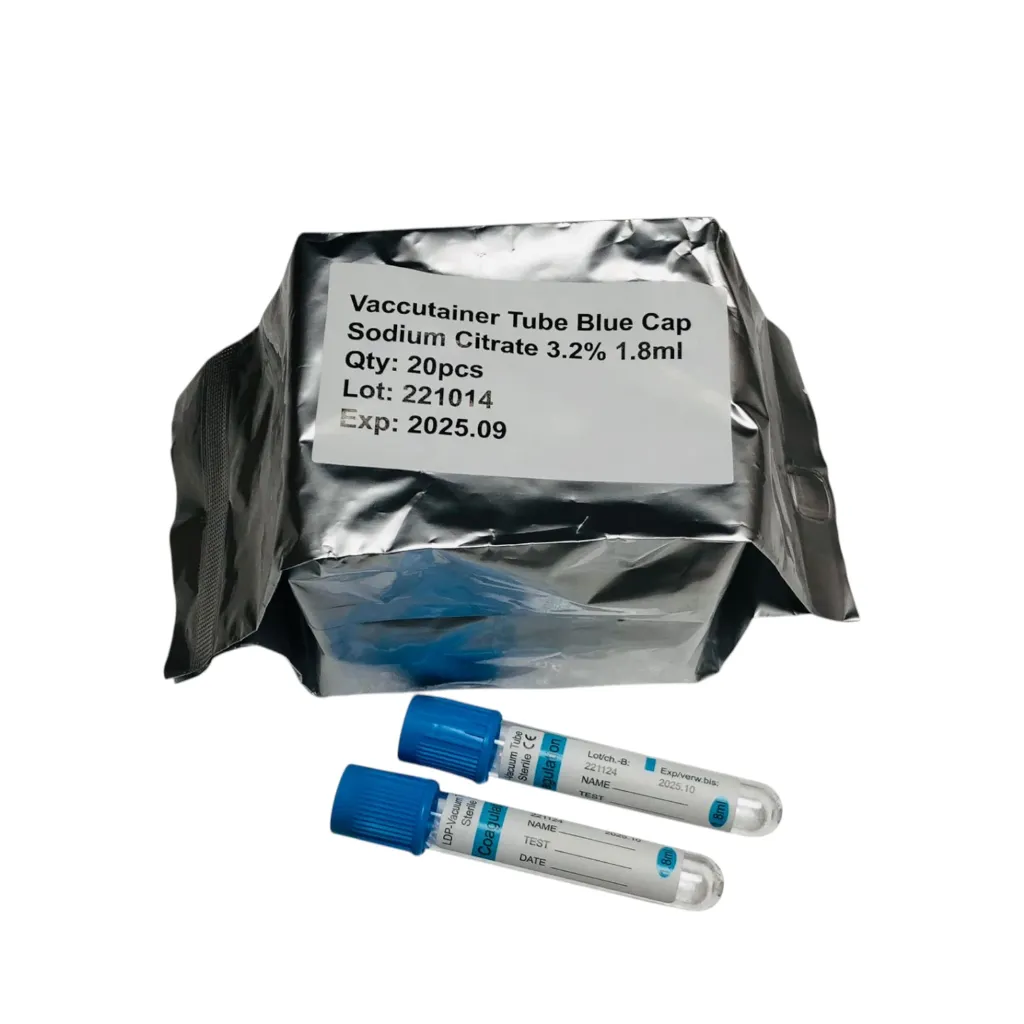 Sodium Citrate 3.2% 1.8ml Tube Blue (20s/Pkt)