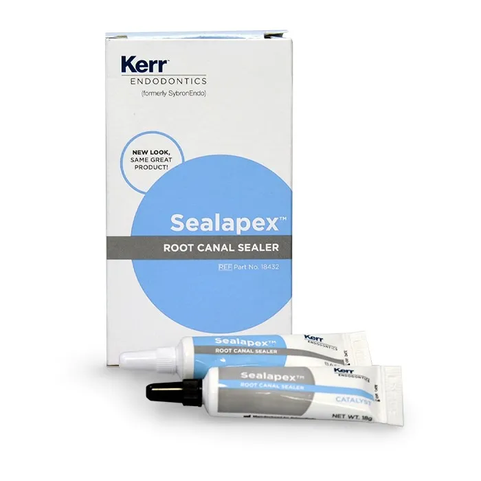 [IV2505402] Kerr Sealapex Polymeric Calcium Hydroxide Root Canal Sealer 1 x Base, 1 x Accelerator, 1 x Mixing Pad 30g 