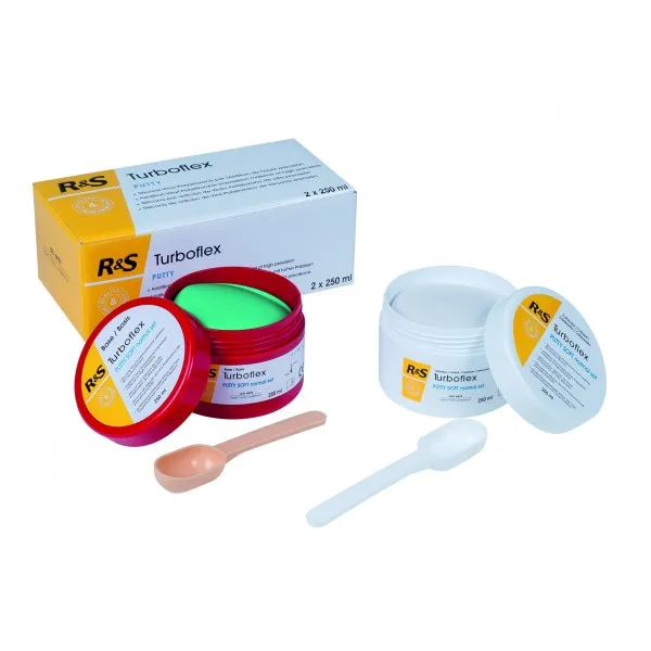 R&S Turboflex Putty Impression Material Base + Catalyst 2x250ml