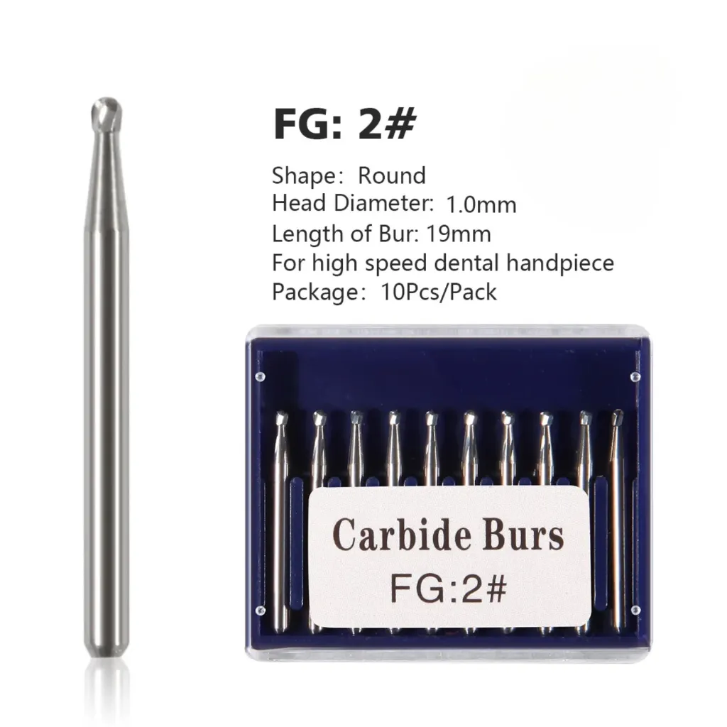 Bone Cutting Dental Carbide FG Burs 19mm 10s Pack