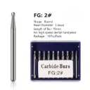 Bone Cutting Dental Carbide FG Burs 19mm 10s Pack