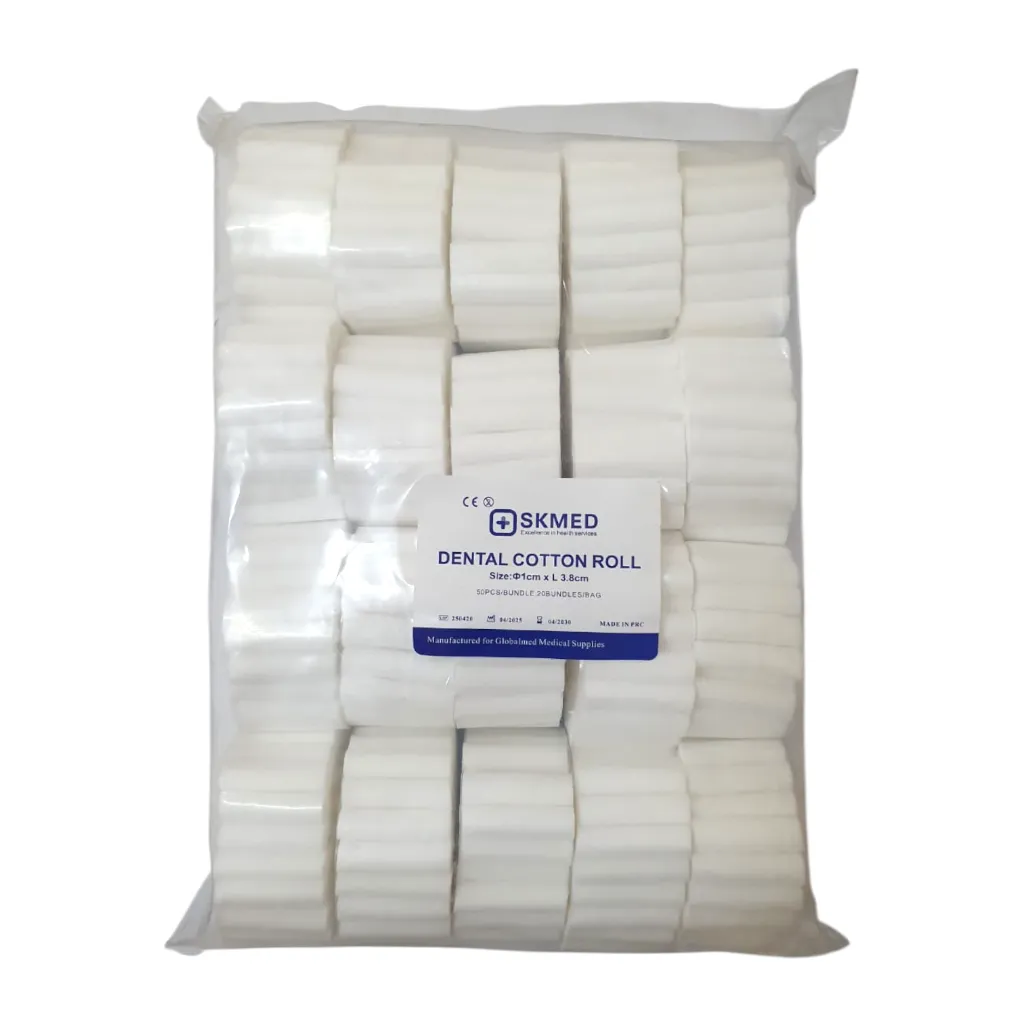 [IV2505476] Dental Cotton Roll 1 X 3.8cm 50s Per Bundle; 20s Pack