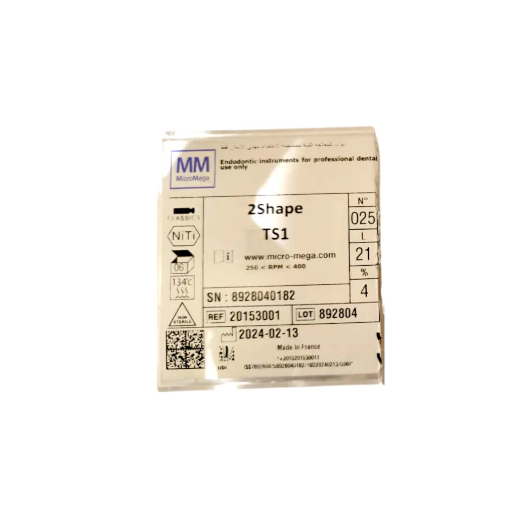 [IV2505493] MicroMega 2 Shape Rotary Files 6s Pack (21mm, 4%, TS1)