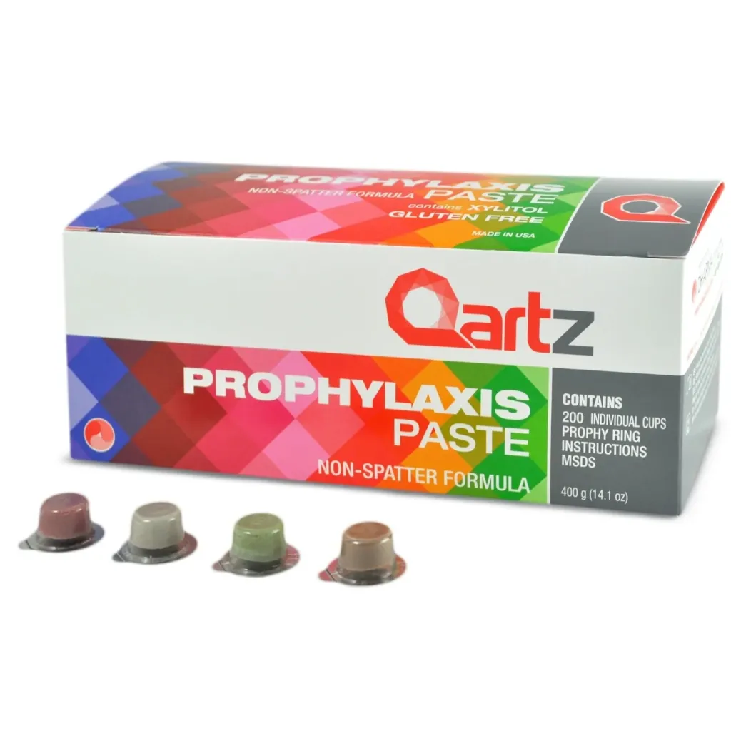 Qartz Prophylaxis Paste Non-Spatter Formula 200 Capsules 2g Each 400g