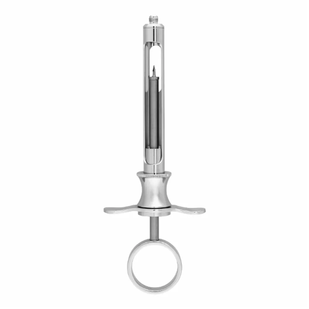 Anesthesia Aspiration SS Metal Syringe 1.8ml