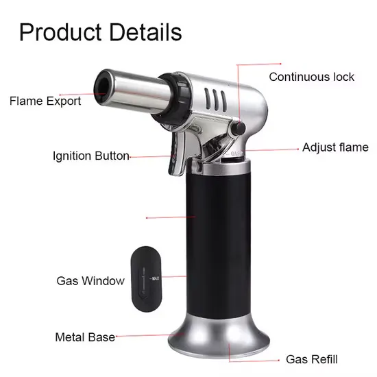 Butane Gas Lighter Torch