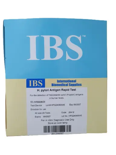 [IV2504794] IBS H. Pylori Antigen Rapid Test Cassette 20T/ Kit