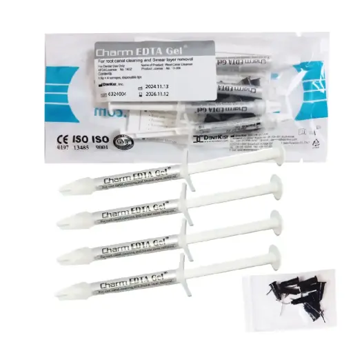 [IV2504972] DentKist Charm EDTA Root Canal Preparation Gel 1.5g x 4 Syringe