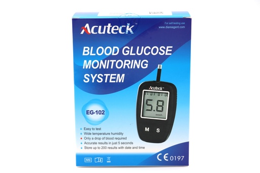 [IV2400003] Acuteck EG-102 Blood Glucose Monitoring Device 