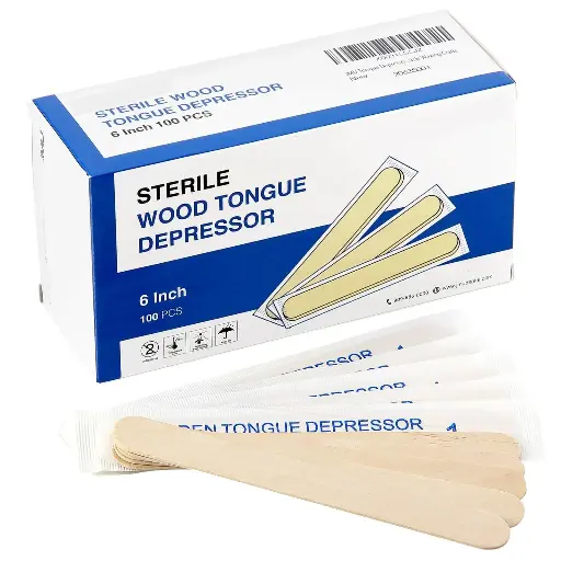 [IV2400252] Tongue Depressor Sterile 100s/Box