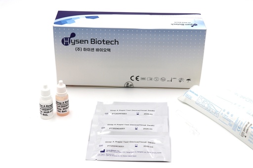 [HIST-502] Hysen Strep A Rapid Test Cassette 25T/ Kit