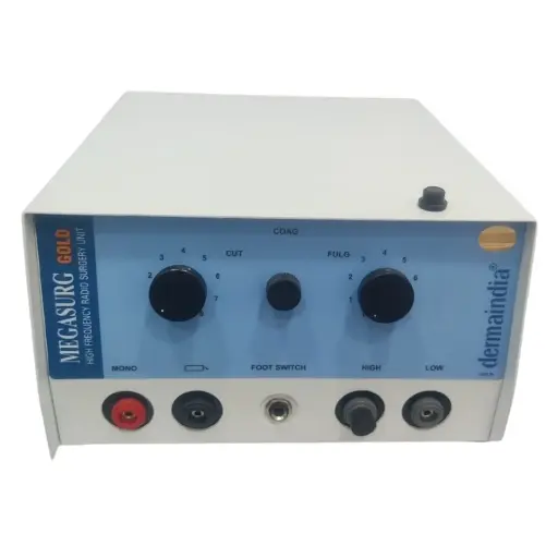 [IV2400067] DermaIndia Megasurg Gold High Frequency Radio Cautery Unit With Fulguration & Cutting